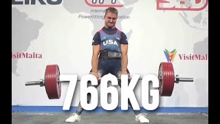 Elliot Sykes USA Total SJr WR 766kg Total  1st Place 74kg Class SJr  IPF Jr Worlds 2024 [upl. by Sido]