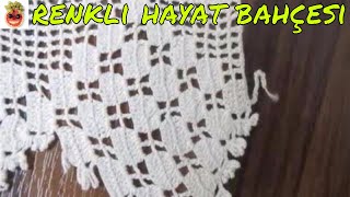 Dantel Havlu Kenarı Uç Örnekleri  2  Örgü Dantel Oya El işi [upl. by Asiole]