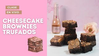 CLASE EN VIVO CHEESECAKE BROWNIES Y RESPONDIENDO PREGUNTAS [upl. by Mcquade506]