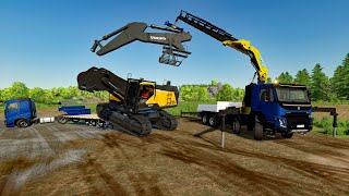 FS22  Map Bjornholm 023🌲🫐  Forestry Farming and Construction  4K [upl. by Yenoh]