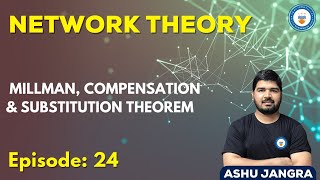 Network Theory Episode 24 MillmanCompensation amp Substitution Theorem [upl. by Dviad]