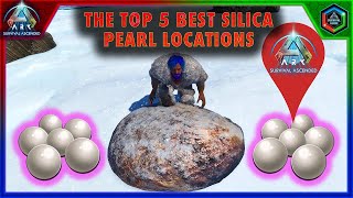 The Top 5 Best Silica Pearl Locations on Ark Survival Ascended [upl. by Ecnahs521]