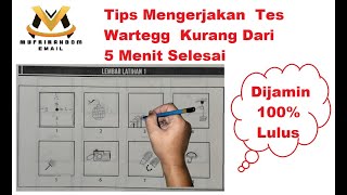 8 GAMBAR MUDAH TES WARTEG  SIMPEL MUDAH amp CEPAT  dijamin 100 lolos [upl. by Ocko]