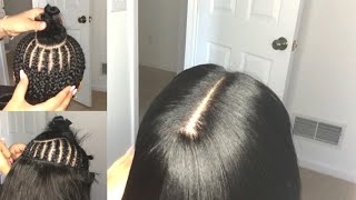 Sew In Tutorial Start To Finish [upl. by Nereen160]