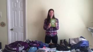 Packing to hike Patagonia Chile W circuit [upl. by Mccall]