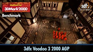 3dfx Voodoo 3 2000 AGP  3DMark2000  Benchmark [upl. by Lever603]