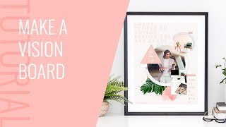 How to Make a Vision Board in New PicMonkey [upl. by Akina]