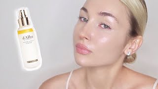 GLOWY SKIN  dAlba White Truffle Spray Serum Review GlowSerum [upl. by Inigo608]