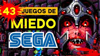 🔴 No solo SURVIVAL HORROR 🩸 43 JUEGOS de TERROR  MEJORES de MIEDO en SEGA GENESIS Mega Drive [upl. by Ennoryt985]