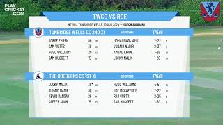 Tunbridge Wells CC 2nd XI v The Roebucks CC 1st XI [upl. by Elconin532]