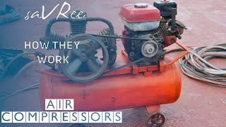 How Air Compressors Work Piston Design [upl. by Nylodnew]