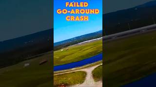 Dramatic Failed GoAround Ends in Disaster Crash aviation crash [upl. by Norma]