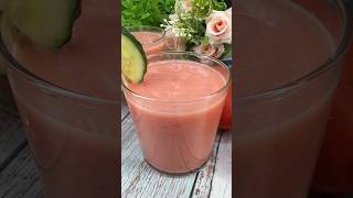 Receta de Gazpacho 😋 Fácil y Rápido 😋👍 shorts reels [upl. by Haeluj]