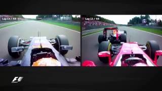 Verstappen Vs Raikkonen Spa 2016 F1 Onboard [upl. by Riancho]