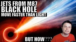 M87 Black Hole Jets Move 7x Speed of Light But How [upl. by Bowes934]