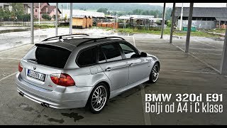 KARAVAN ZA KOJIM SE OKREĆU BMW 320d E91  Bolji od A4 B7 i C klase W203 [upl. by My]