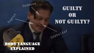 Johnny Depp  Body Language explained  Guilty or Not [upl. by Yelsehc533]