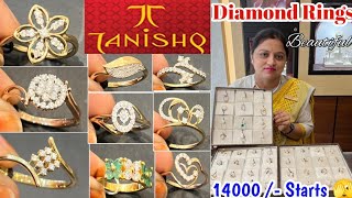 14000 Starts 🫣 Tanishq Diamond Ring With PriceTanishq Light Wt Diamond Ring Design amp Price 2024 [upl. by Ayotl]