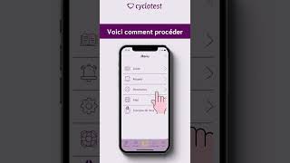 Modifier le signal du thermomètre Cyclotest mySense APP cyclotest mysense [upl. by Nilre]