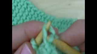 How to Knit  Easy and Fast Scarf in garter stitch knitting tutorial [upl. by Hendrika477]