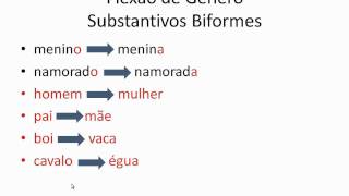 Substantivos Biformes [upl. by Bergwall562]