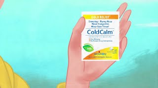 Boiron ColdCalm Tablets for Relief of Common Cold Symptoms Such as Sneezing Runny Nose Sore Throat [upl. by Llenram480]