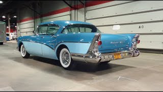 1957 Buick Roadmaster 75 Blue Two Tone Paint 4 Door amp Engine Sounds My Car Story with Lou Costabile [upl. by Aneda]