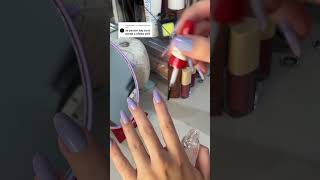 Testando esmalte da Impala que muda de cor 😱 unhasdecoradasdegrade nails [upl. by Ansela879]