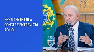 Presidente Lula concede entrevista ao UOL [upl. by Auguste]