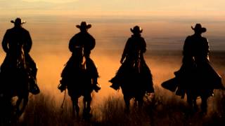 Cowboys Riding Horses At Sunset in West Desert Slow Motion HD amp 4K Stock Video Footage [upl. by Perl431]