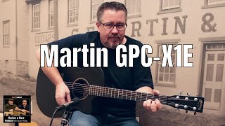 Martin Guitar Remastered X Series GPCX1E Black  NAMM 2024 [upl. by Bartram]