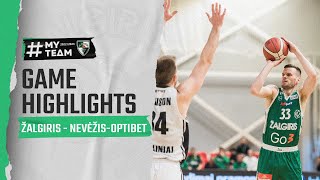 Zalgiris  NevezisOptibet  Game Highlights  20230430 [upl. by Leirvag158]