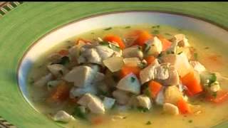 C Italian Wedding Soup With Tiny Meatballs and Parmesan Cheese [upl. by Kaczer]