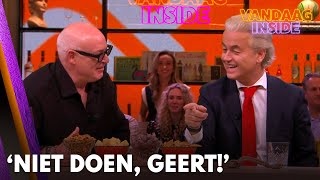 Wilders wil borrelhapje van tafel pakken maar René grijpt in ‘Niet doen Geert’  VANDAAG INSIDE [upl. by Kra424]