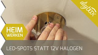 12VHalogenstrahler durch LEDSpots ersetzen [upl. by Ponce]