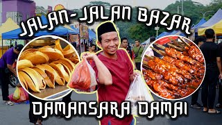 BAZAAR RAMADAN DAMANSARA DAMAI BANYAK PILIHAN MAKANAN YANG SEDAP [upl. by Nesiaj59]