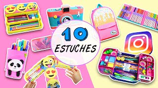 10 INCREIBLES Estuches o Lapiceras  Regreso a Clases  Manualidades aPasos [upl. by Akins]