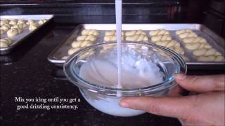 Italian Biscotti Stirring Icing Part 2 [upl. by Holihs]