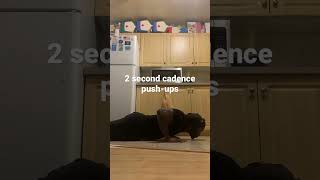 2 second cadence pushups [upl. by Ruffina]