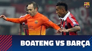 KevinPrince Boatengs goals versus FC Barcelona [upl. by Pilihp]