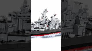 Battleship Missouri BB63  Iowa Class Battleship from WWII  COBI 4837 shorts [upl. by Adnalra]