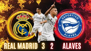 quot¡Dramático final Real Madrid sufrió para ganar 32 al Alavésquot realmadrid [upl. by Suckram]