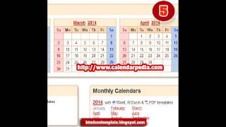 10 websites to Download free Calendar Template [upl. by Eetak]