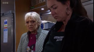 Eastenders Stacey tells Jean about blanking Martin about them getting back together scene [upl. by Dorraj]