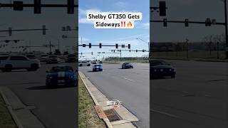 Shelby GT350 Gets Sideways Leaving Dayton Cars amp Coffee [upl. by Elmina]