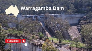 Warragamba dam view from observation platform a few kilometres away New South Wales Australia A U [upl. by Acyre]