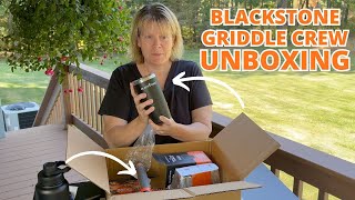 Blackstone Griddle Crew Unboxing  Check out what Blackstone Griddle Accessories that I picked amp why [upl. by Aruon]