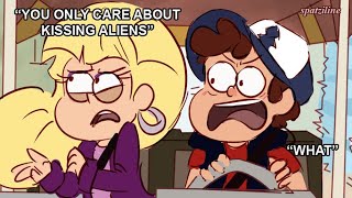 Dipper and Pacificas relationSHIP Gravity Falls Comics [upl. by Allmon]