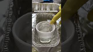 Acetone Turpentine Mixture Small Styrofoam Cup [upl. by Drofxer325]