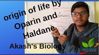 Theory of Origin of life by Oparin and Haldane Chemogeny part [upl. by Narmi]